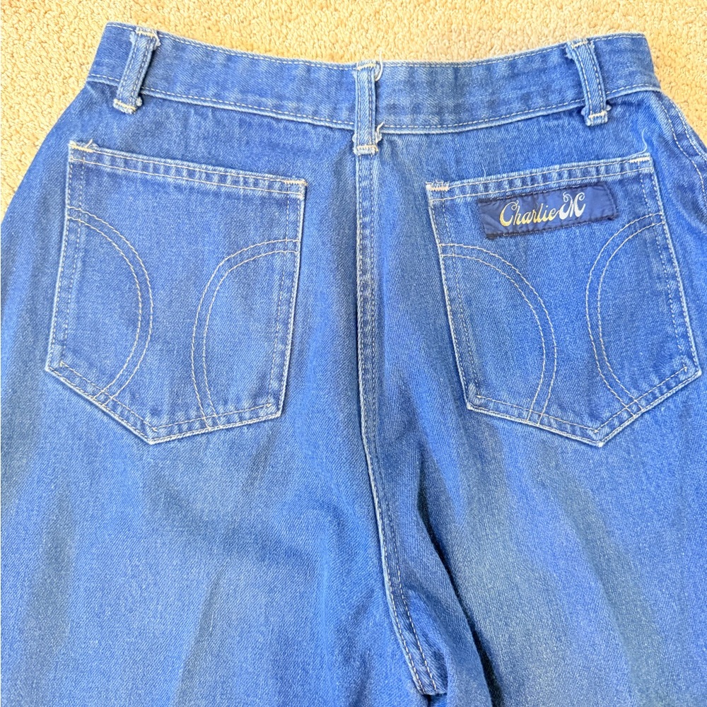 Vintage Charlie M Ultra High Rise Flare Jeans Size 26-27